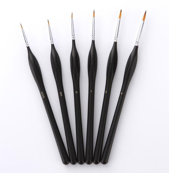 プロフェッショナルペイントブラシ(6本セット)