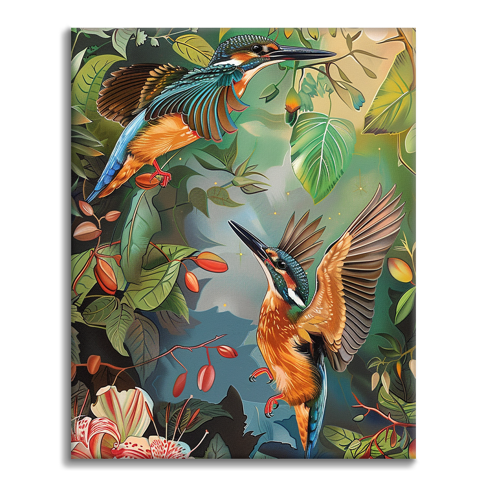 カワセミ - 数字で塗り絵 – Cheerful painting®（JP）