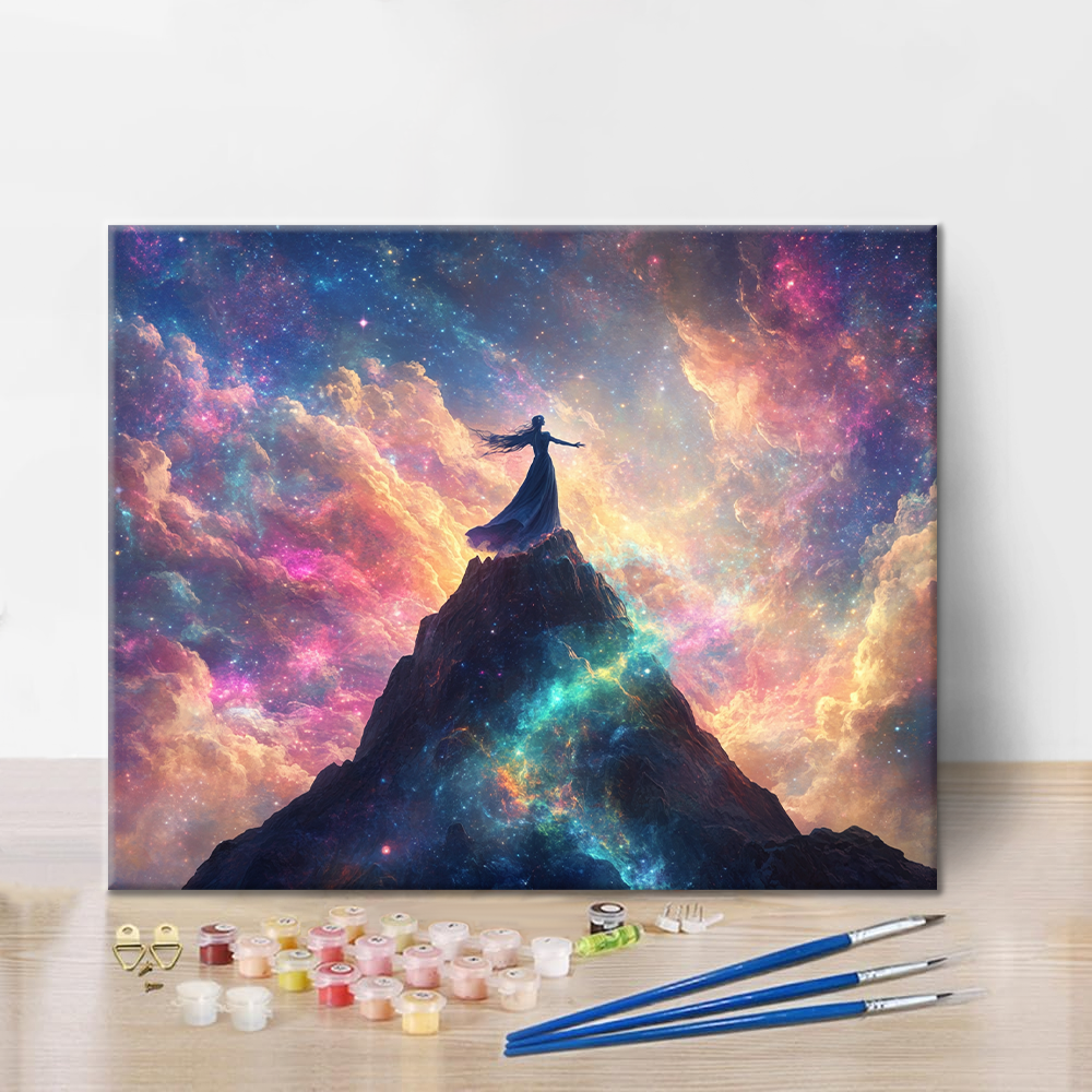 星空の下 - 数字で塗り絵