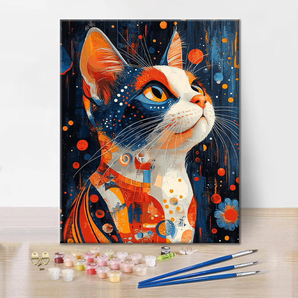 三毛猫 - 数字で塗り絵