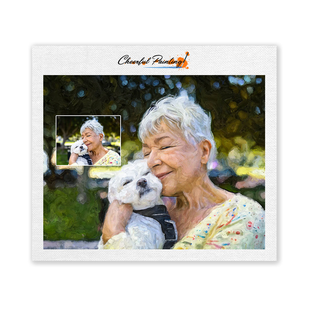 写真をアートに - 数字で塗り絵