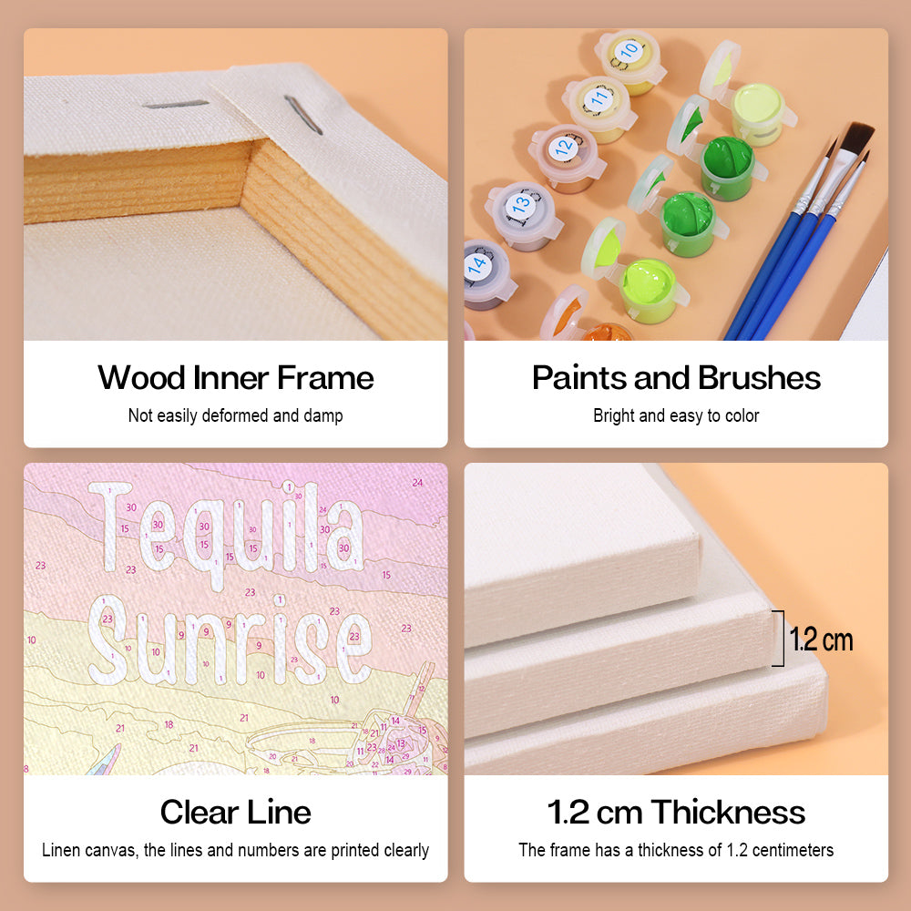 ゴールデン・シティーズ - 数字塗り絵ミニアート