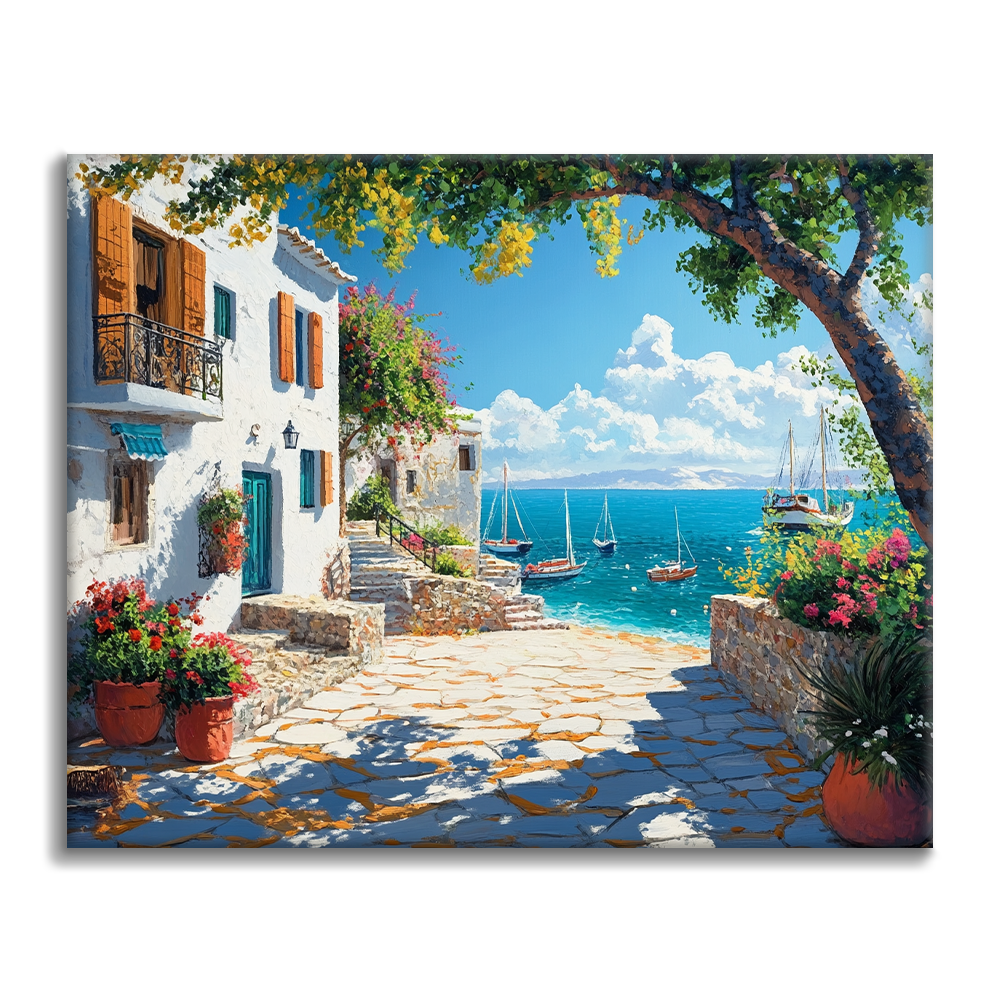 海岸の至福 - 数字で塗り絵 – Cheerful painting®(JP) 海岸の至福 - 数字で塗り絵 – Cheerful painting®(JP)