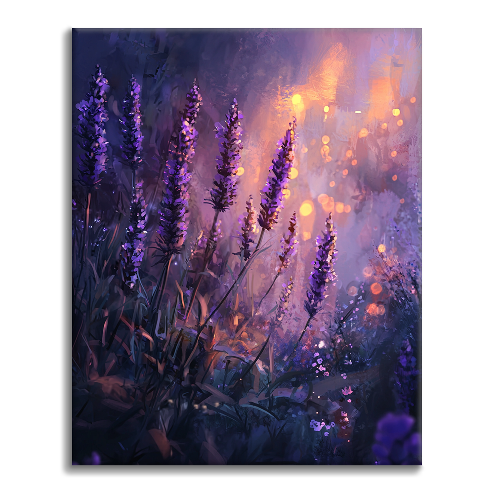 魅惑的なラベンダー - 数字で塗り絵 – Cheerful painting®（JP）
