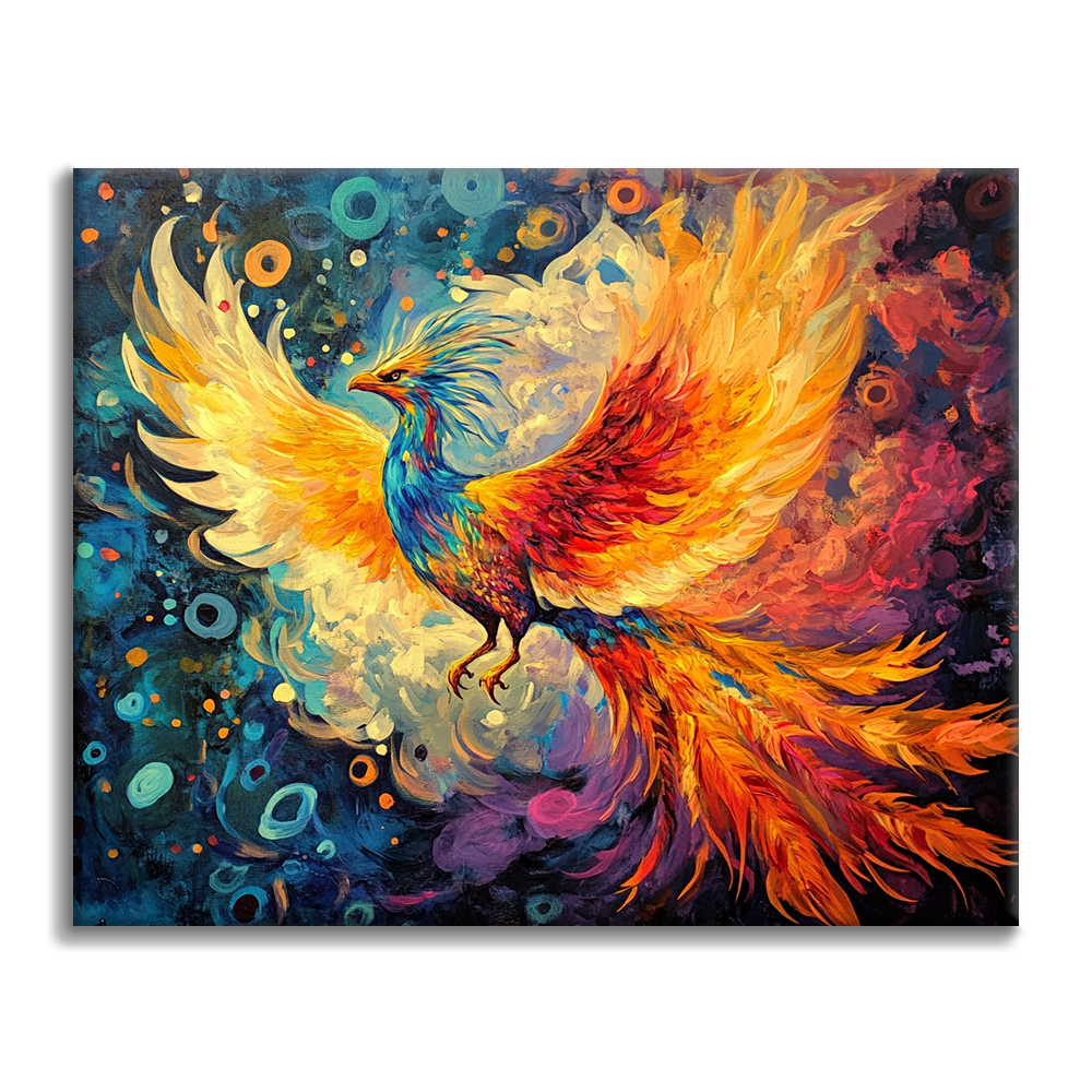 フェニックス・リボーン - 数字で塗り絵 – Cheerful painting®（JP）