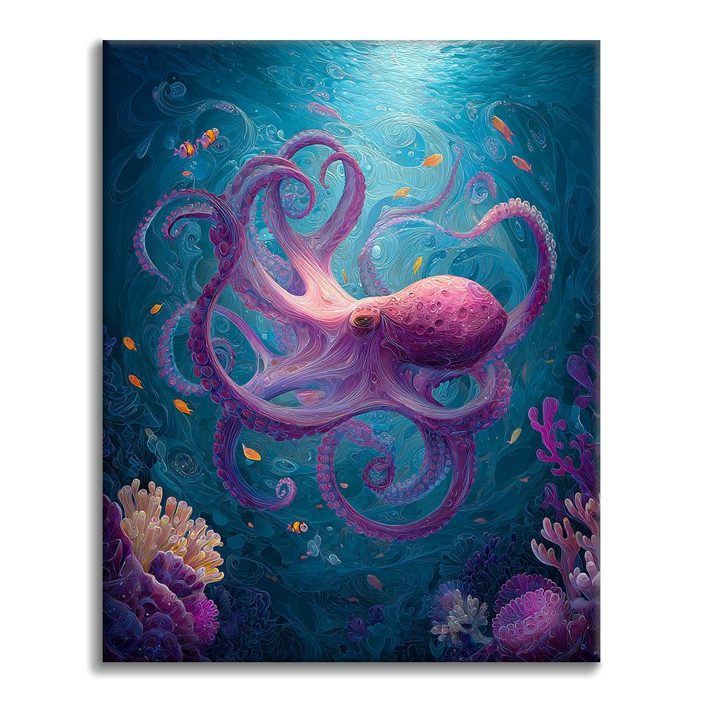 海の魔女 - 数字で塗り絵