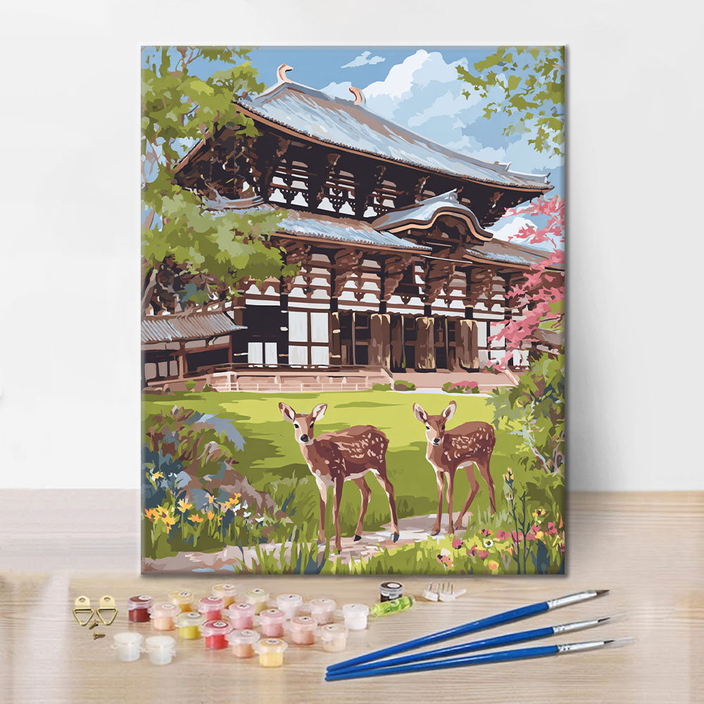 東大寺 - 数字で塗り絵