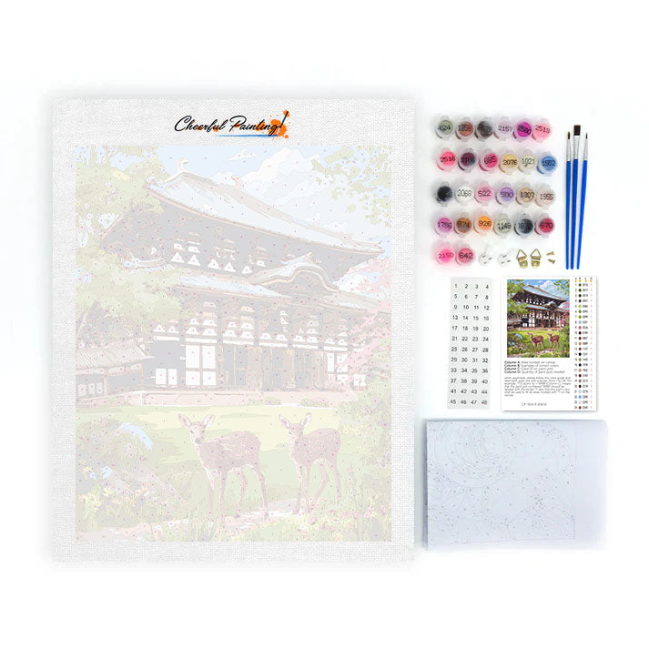 東大寺 - 数字で塗り絵