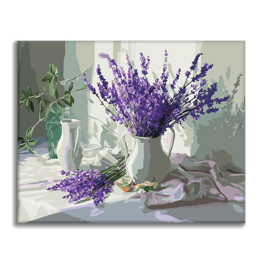 花と植物の構図｜数字油絵 – Cheerful painting®（JP）