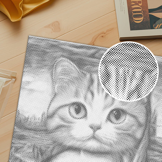 モナ・リザ猫 - 点描画キット