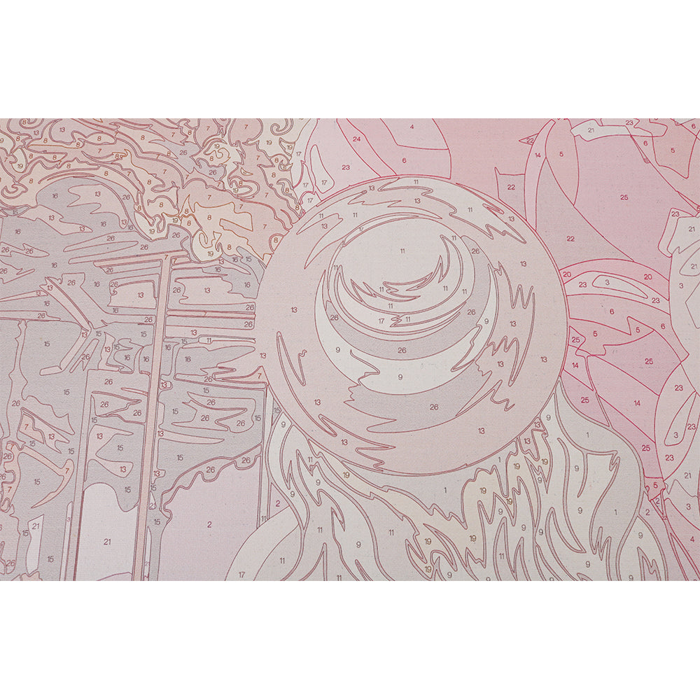 写真をアートに - 数字で塗り絵