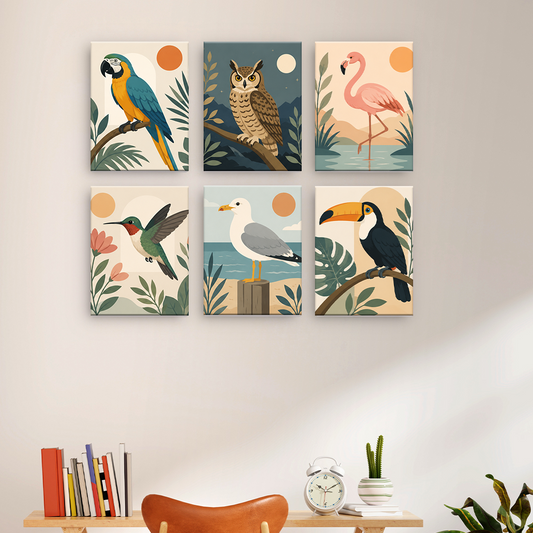 野鳥コレクション - 数字塗り絵ミニアート