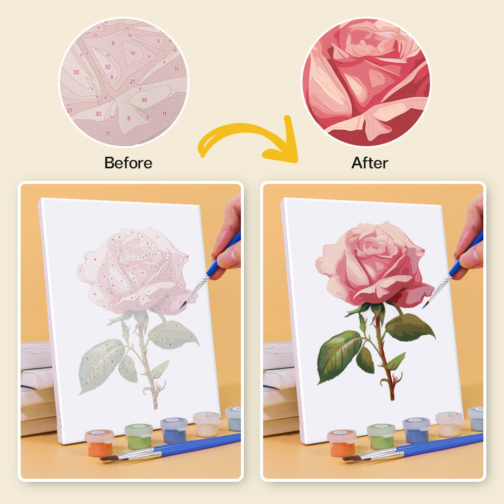 花 - 数字塗り絵ミニアート