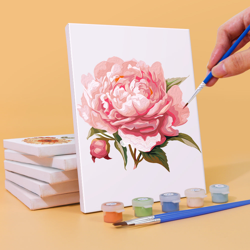 花 - 数字塗り絵ミニアート
