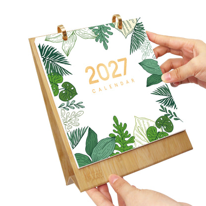 植物-2027年ぬり絵カレンダー
