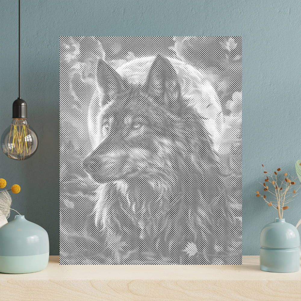 狼の王 - 点描画