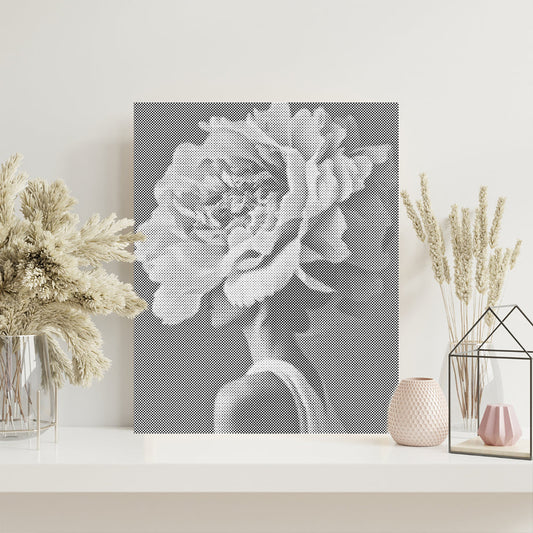 女性の花 - 点描画キット