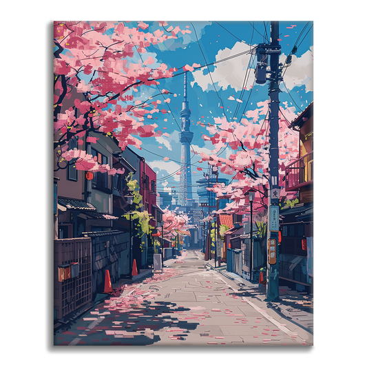 東京 - 数字で塗り絵