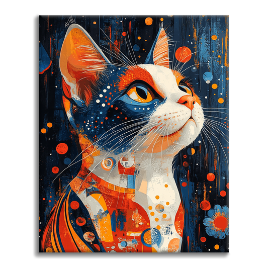 三毛猫 - 数字で塗り絵