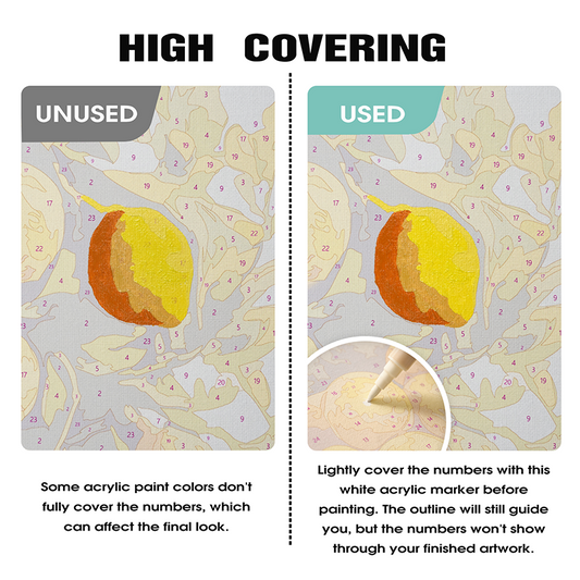 ホワイトアクリルペイントペン（2本セット）