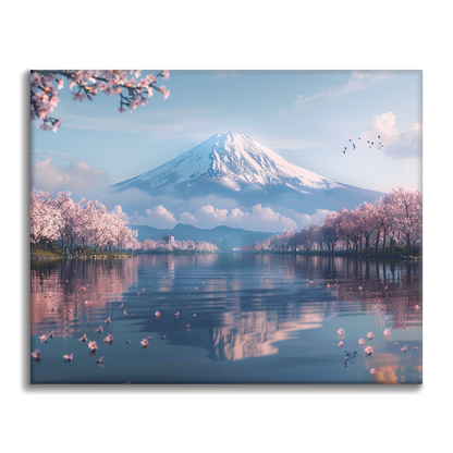 富士山 - 数字で塗り絵