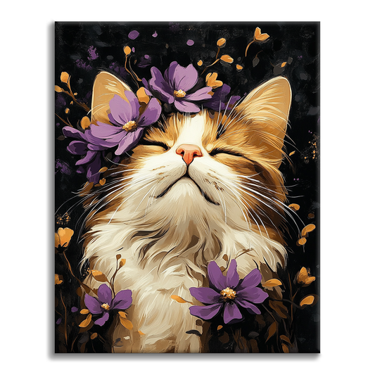 ラグドール猫 - 数字で塗り絵