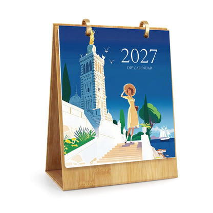 世界旅行-2027年ぬり絵カレンダー