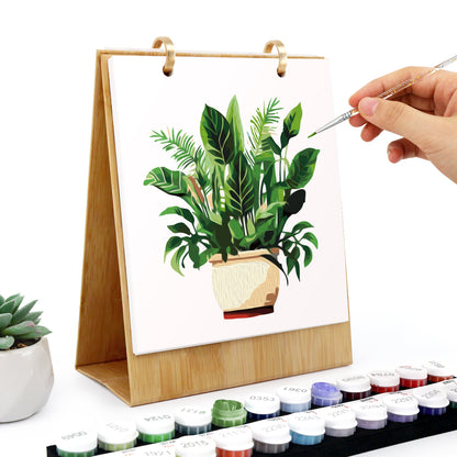植物-2027年ぬり絵カレンダー