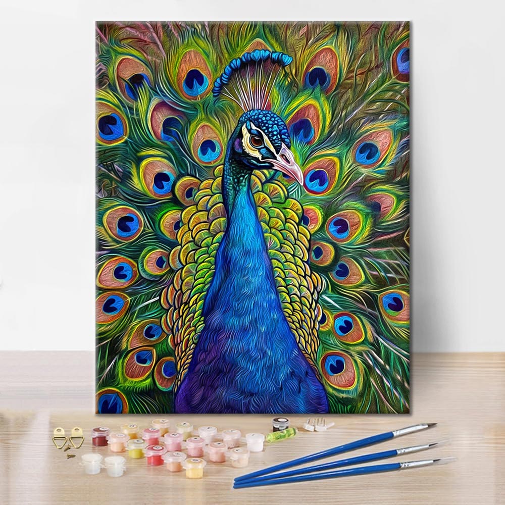 色面で構成されたアートモチーフ｜数字油絵 – Cheerful painting®（JP）