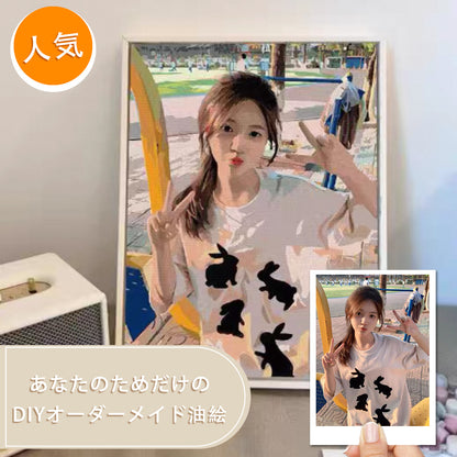 写真をアートに - 数字で塗り絵