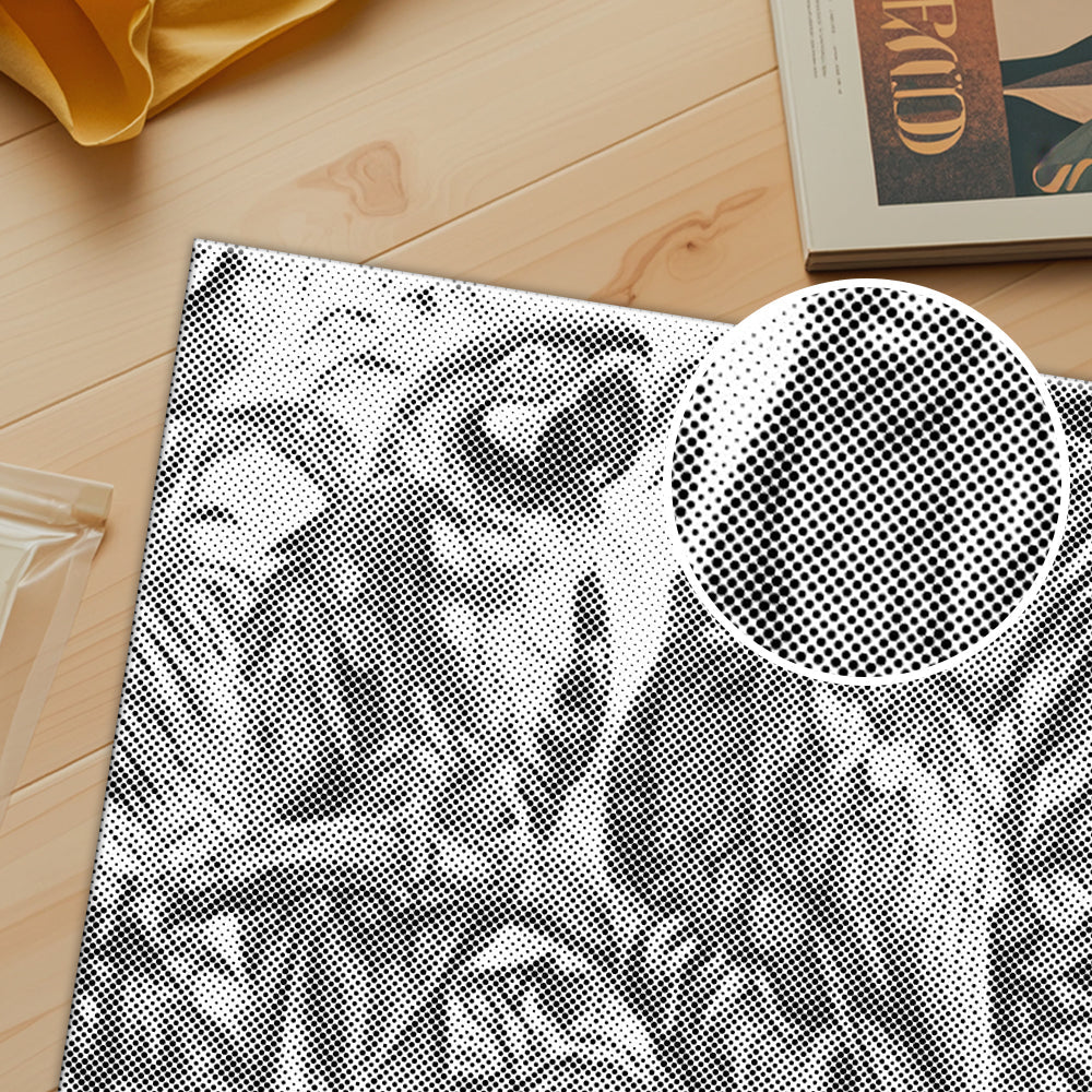 オウムの鳥 - 点描画