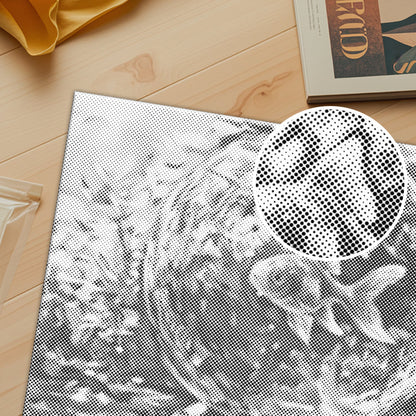 金魚 - 点描画