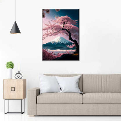 桜 - 数字で塗り絵