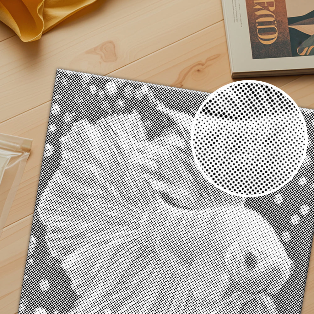 宝石のようなベタの魚 - 点描画