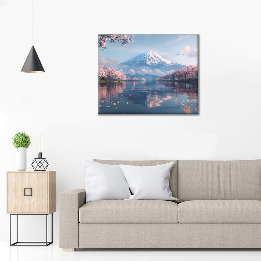 富士山 - 数字で塗り絵