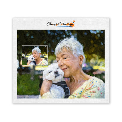 写真をアートに - 数字で塗り絵