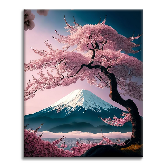 桜 - 数字で塗り絵