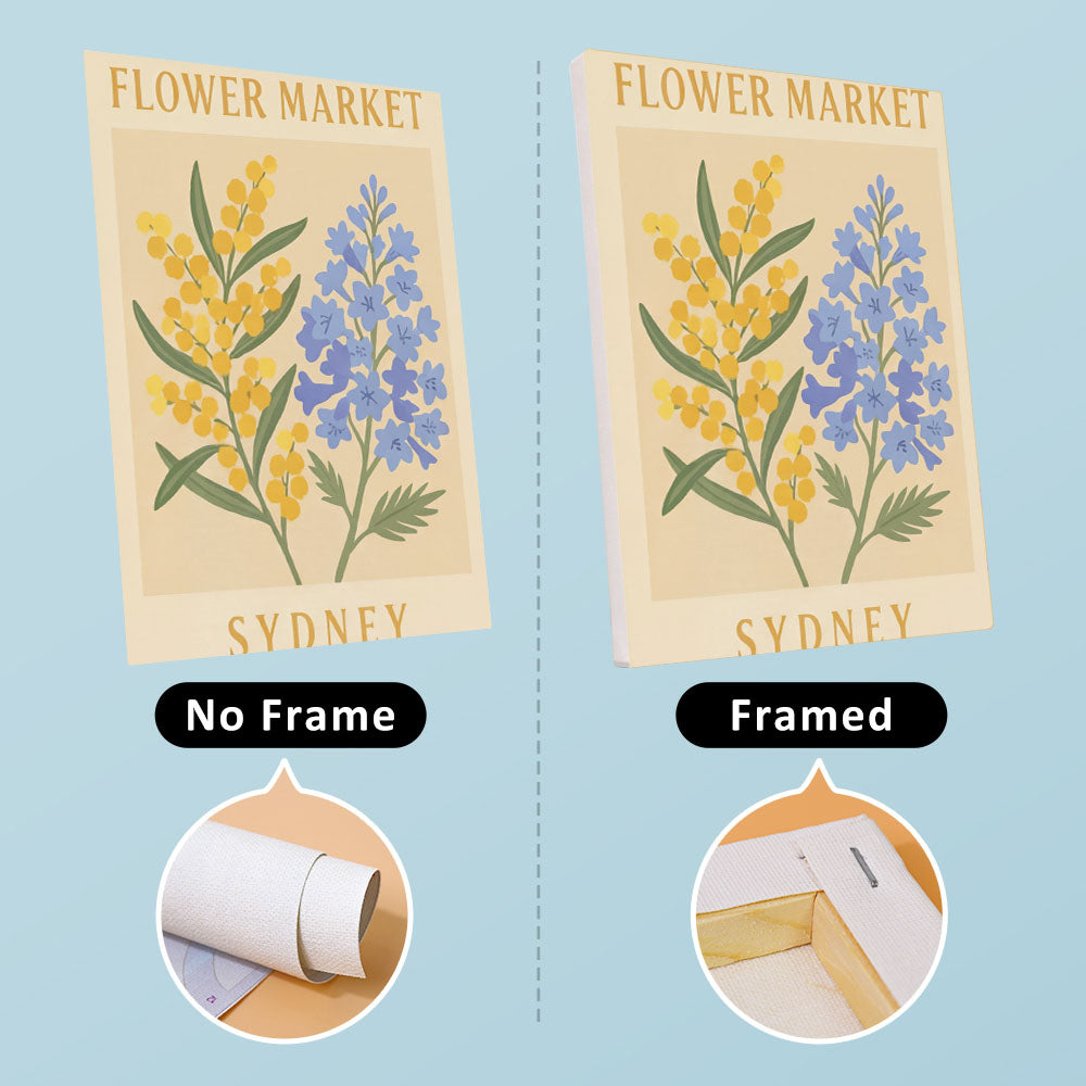 世界の花市場 - 数字塗り絵ミニアート