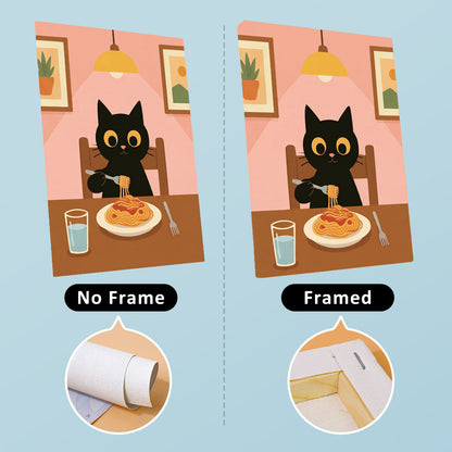 黒猫の日 - 数字塗り絵ミニアート