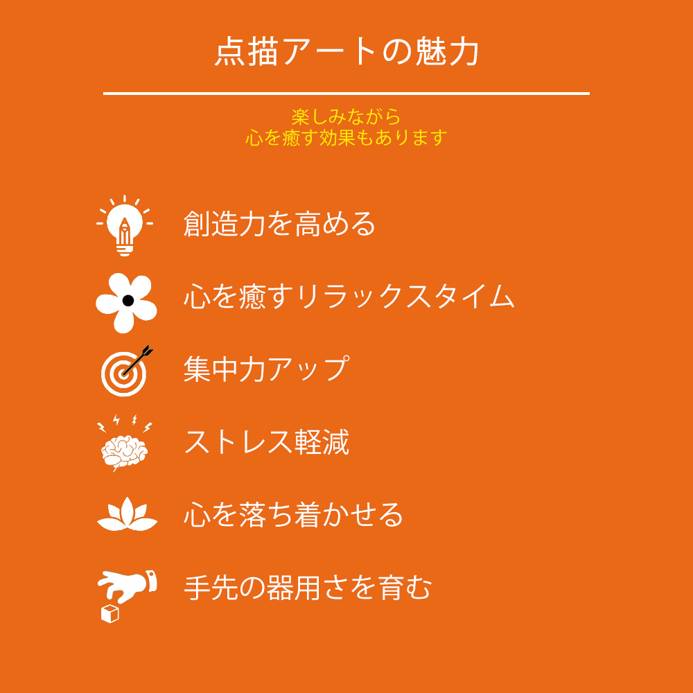写真ドットアート - 点描画キット