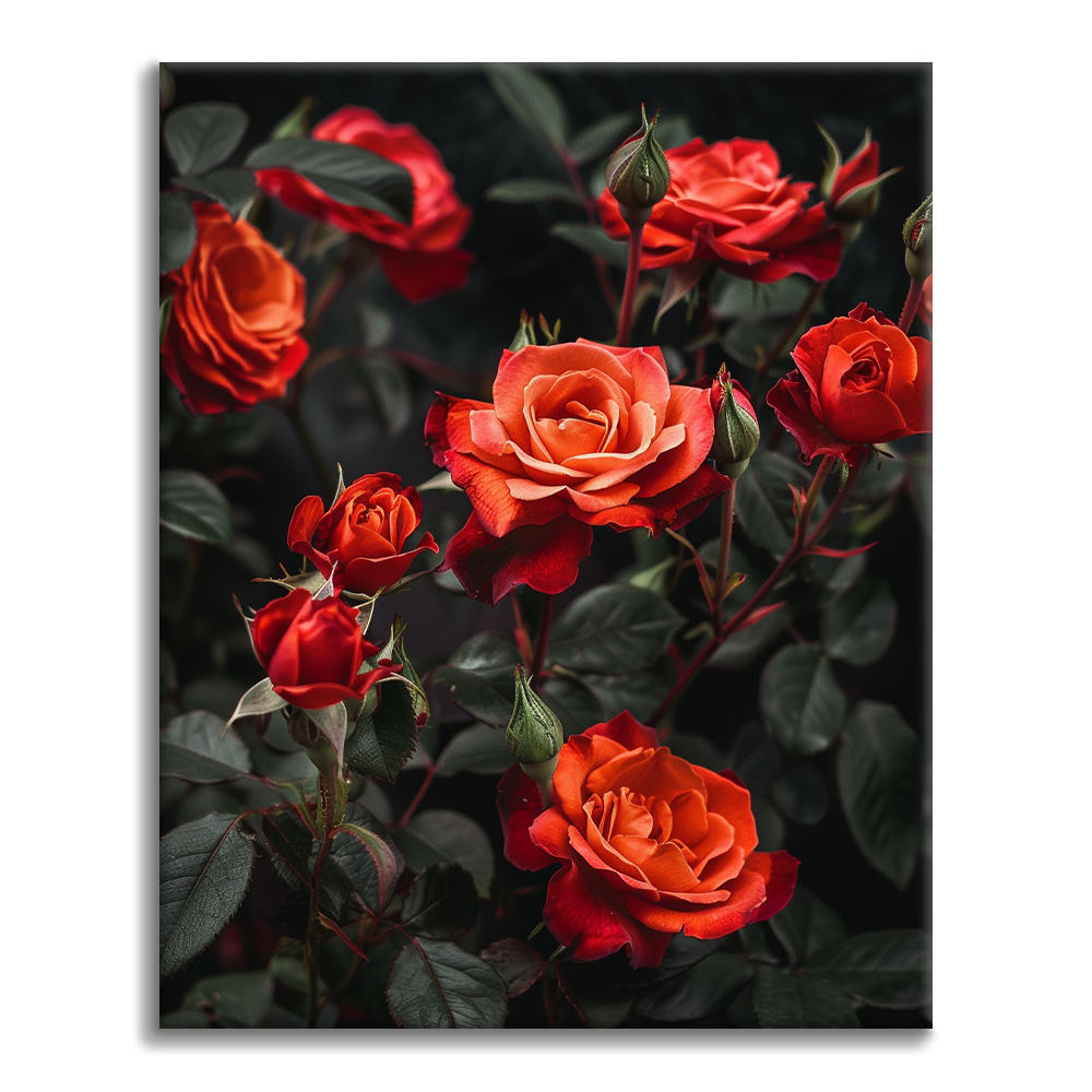 クリムゾンエレガンス - 数字で塗り絵