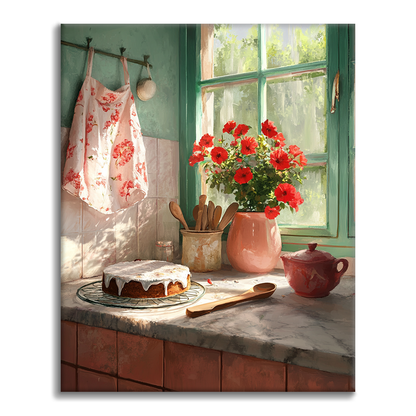 ベーキングの瞬間 - 数字で塗り絵