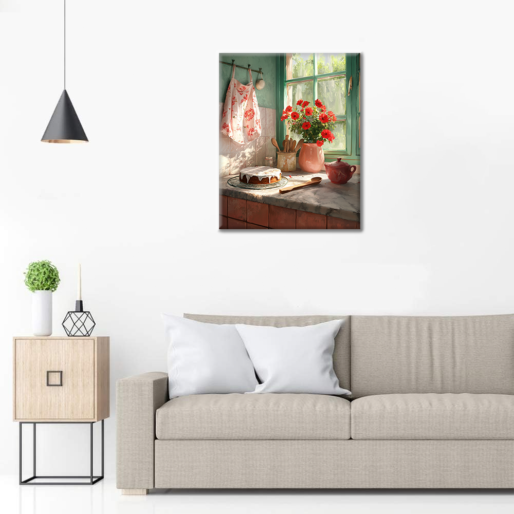 ベーキングの瞬間 - 数字で塗り絵