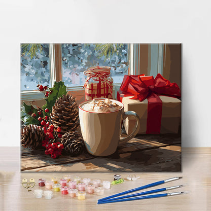 心地よい朝 – 数字で塗り絵