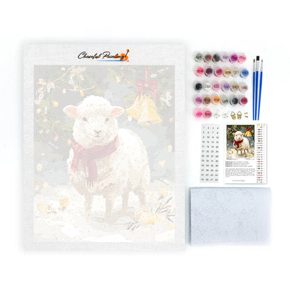 ウィンターラム – 数字で塗り絵