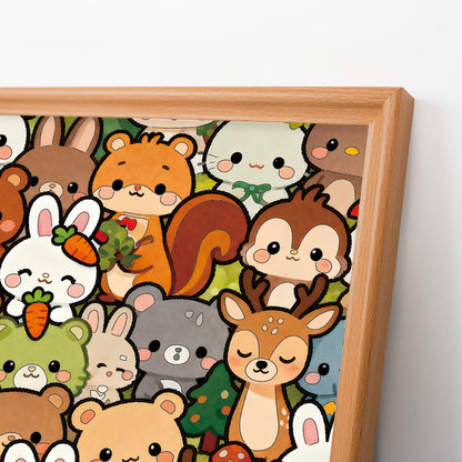 フォレストクルー - 木製ぬりえパズル