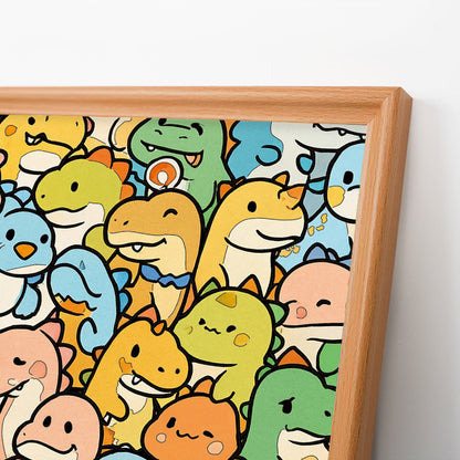 リトルドラゴン - 木製ぬりえパズル