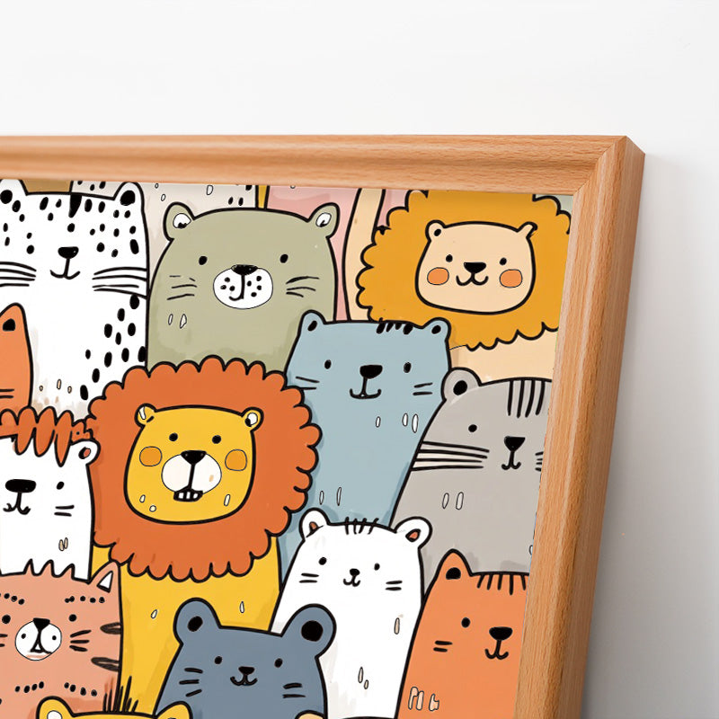 柴犬 - 木製ぬりえパズル