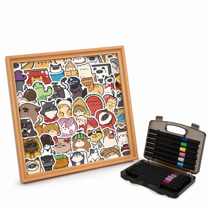 ハッピーペット - 木製ぬりえパズル