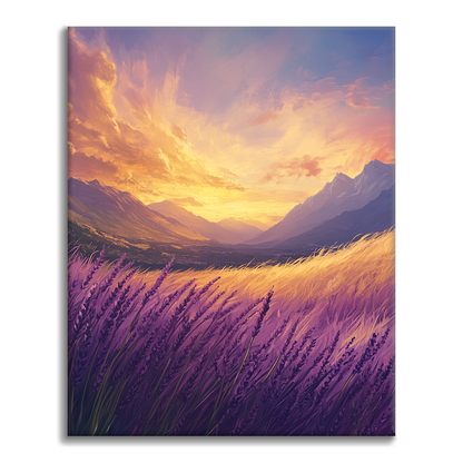 黄金のそよ風 - 数字で塗り絵